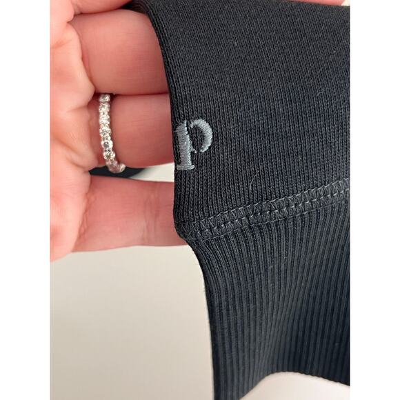 Pact One For All Organic Cotton Long Sleeve Full Zip Hoodie Black Unisex Size S - Picture 7 of 9